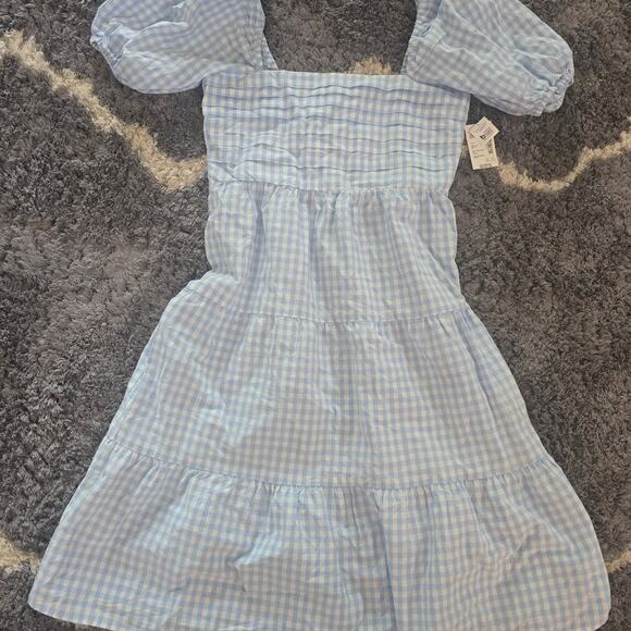 Gymboree Dresses & Skirts - Womens Mommy And Me Gingham Tiered Dress - Garden Party Size Small